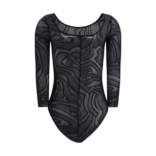Black Polyamide Bodysuit