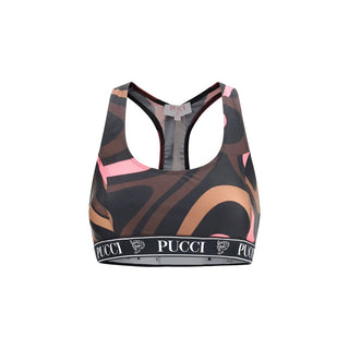 Multicolor Polyamide Sport Bra