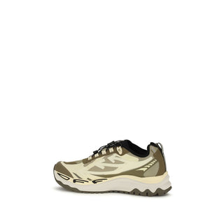 Bicolor Polyester Athletic Sneakers
