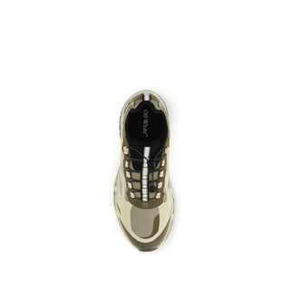 Bicolor Polyester Athletic Sneakers
