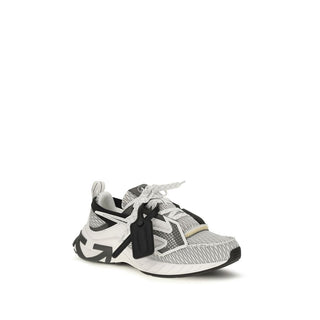 Multicolor Fabric Athletic Sneakers