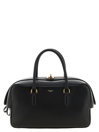 Black Lamb Leather Handbag
