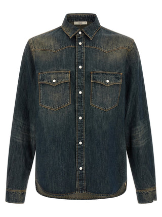 Blue Cotton Blouse