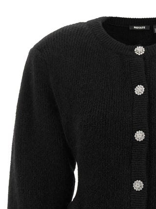 Black Wool Cardigan