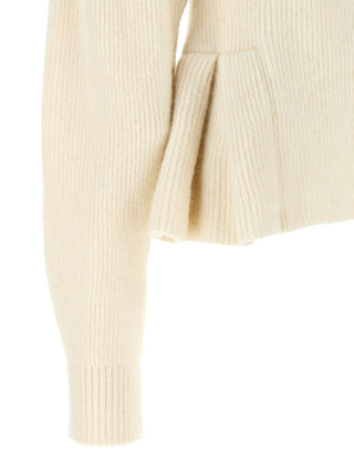 White Wool Cardigan