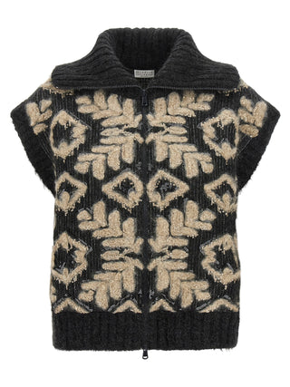 Gray Wool Cardigan