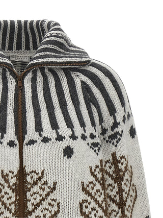 Multicolor Cashmere Cardigan