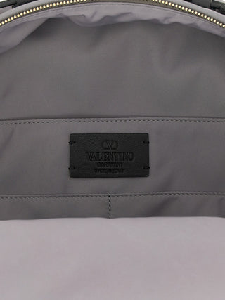 Gray Polyester Backpack