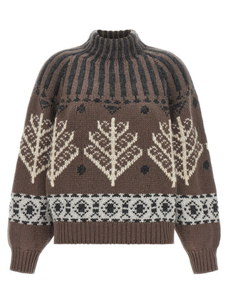 Brown Cashmere Cardigan