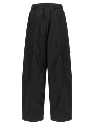 Black Recycled Polyamide Cargo Pants