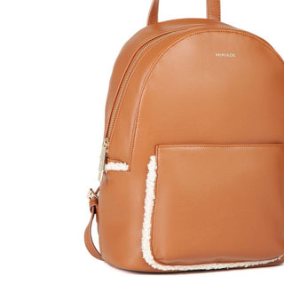 Brown Polyethylene Backpack