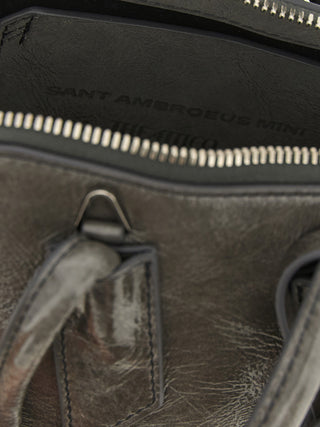 Gray Calfskin Handbag
