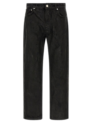 Black Cotton Jeans Denim
