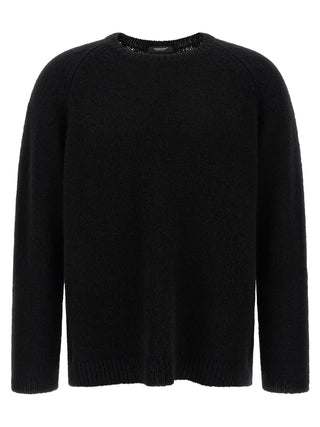 Black Wool Cardigan