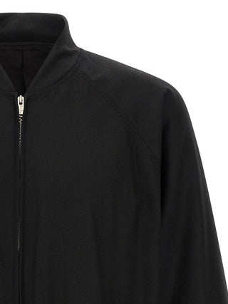 Black Wool Bomber