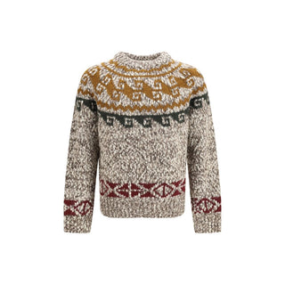 Beige Wool Oves Aries Sweatshirt