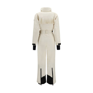 White Polyester Jumpsuit