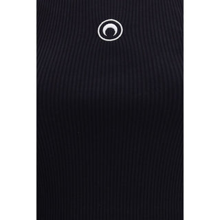Black Organic Cotton Sleeveles T-Shirt