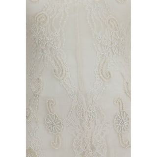 White Polyamide Casual Dress