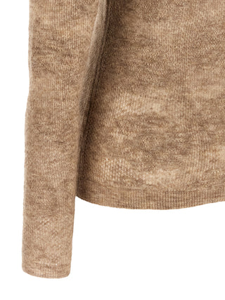 Beige Silk Cardigan