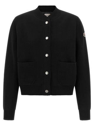Black Polyamide Cardigan
