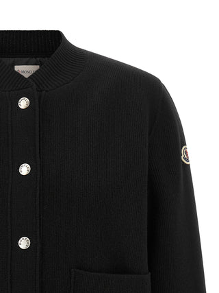Black Polyamide Cardigan