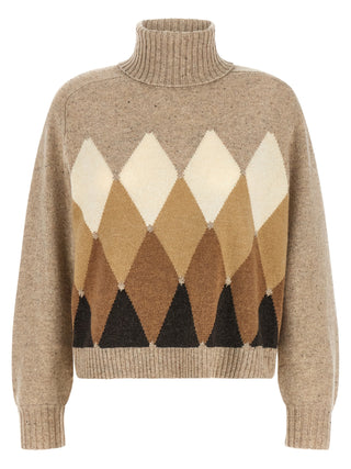 Beige Wool Cardigan