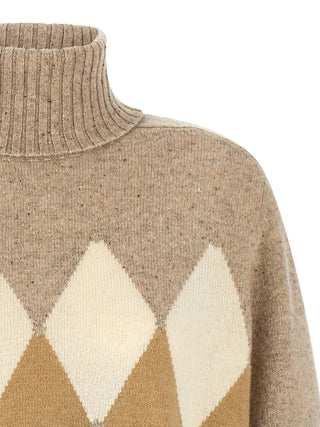 Beige Wool Cardigan