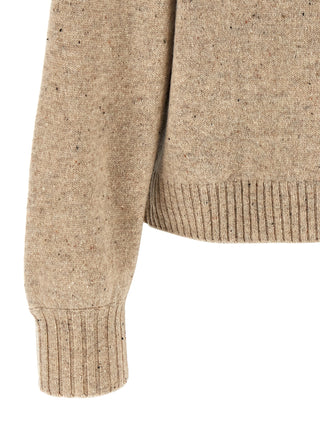 Beige Wool Cardigan