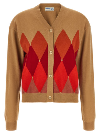 Beige Cashmere Cardigan