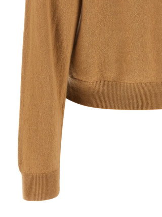 Beige Cashmere Cardigan