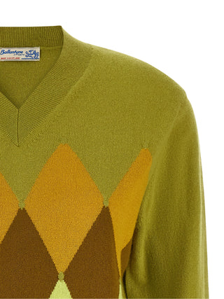 Bicolor Cashmere Cardigan
