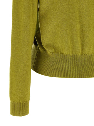 Bicolor Cashmere Cardigan