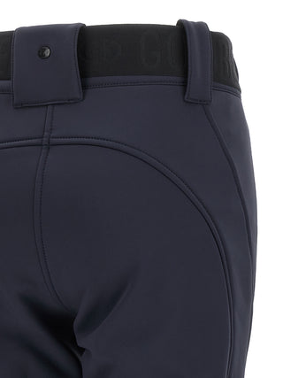 Blue Polyester Athletic Pants