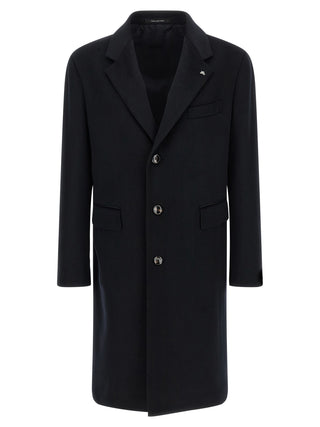 Blue Virgin Wool Coat