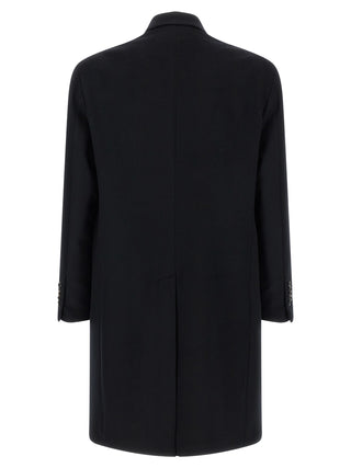 Blue Virgin Wool Coat