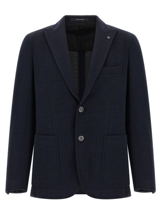 Blue Polyester Blazer