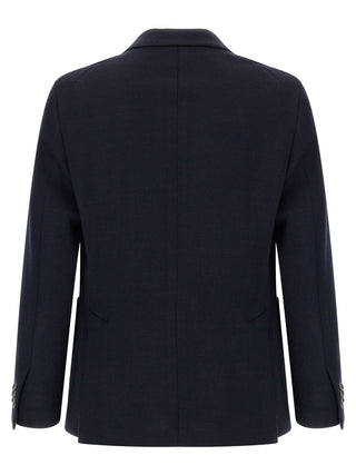 Blue Polyester Blazer