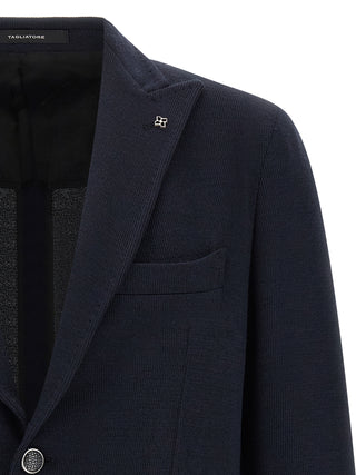 Blue Polyester Blazer