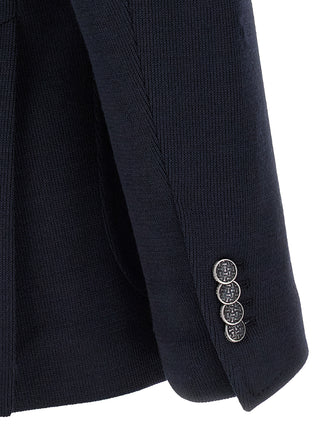 Blue Polyester Blazer