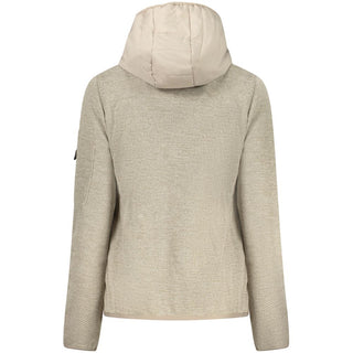 Beige Polyester Women's Jacket