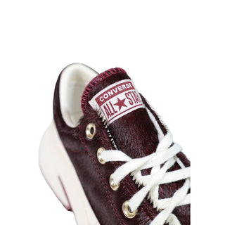 Bordeaux Leather Chunky Sneakers