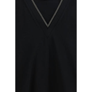 Black Cotton T-Shirt