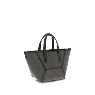 Black Calf Leather Bos Taurus Shoulder Bag