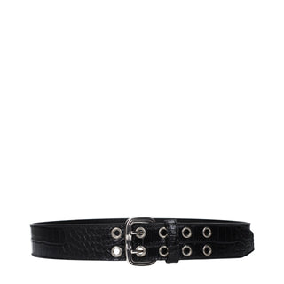 Black Leather Regular Belt