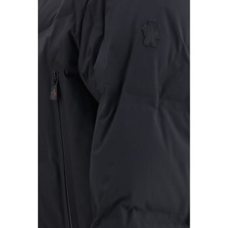 Black Polyamide Full-Length Jacket