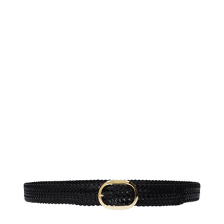Black Leather Regular Belt