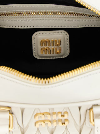 White Leather Handbag