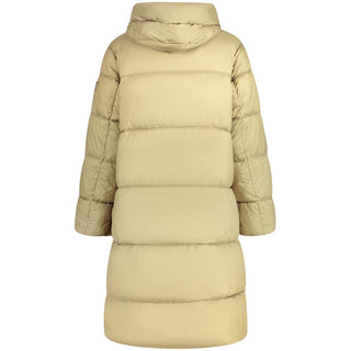 Verde Poliestere Donna Jacket with Hood and Pockets