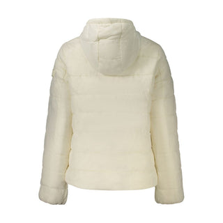 White Nylon Women's Jacket